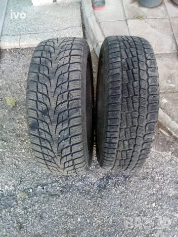 4 броя алуминиеви джанти с гуми 15-5х100 toyota с хубави зимни гуми, снимка 2 - Гуми и джанти - 47702164