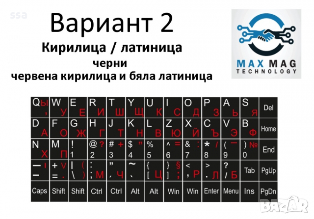 Букви за клавиатури PVC, Водоустойчиви, BG / EN, снимка 15 - Други - 36163545
