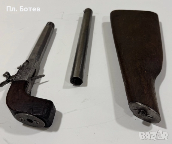 Стар и рядък капсулен пистолет-пушка, снимка 2 - Антикварни и старинни предмети - 52325959