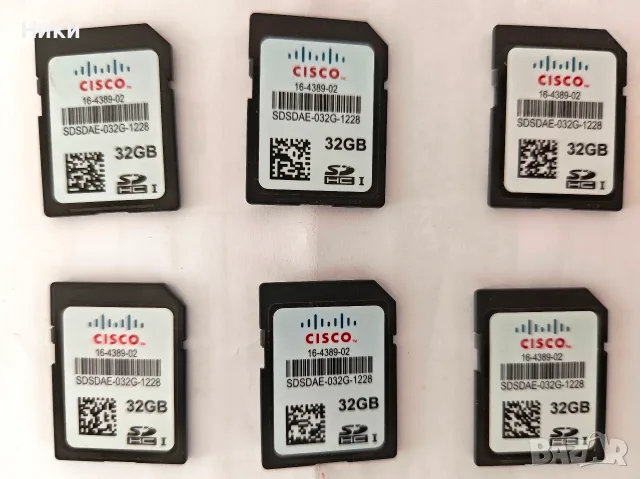 Cisco 32GB SD карти за сървъри UCS-SD-32G-S (16-4389-02) – 6 броя, снимка 2 - Други - 56222742