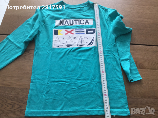 Детска блуза с дълъг ръкав Nautica, размер М 10-12, снимка 1 - Детски Блузи и туники - 44729308