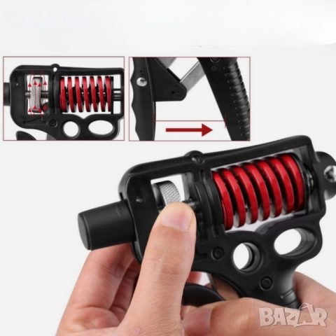 Уред за тренировка на ръце и предмишници Hand-Muscle Developer, снимка 8 - Фитнес уреди - 52398629