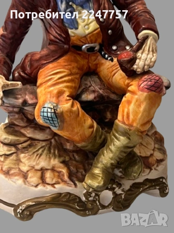 Двойка фигура Capodimonte 32 см, снимка 5 - Антикварни и старинни предмети - 53092607