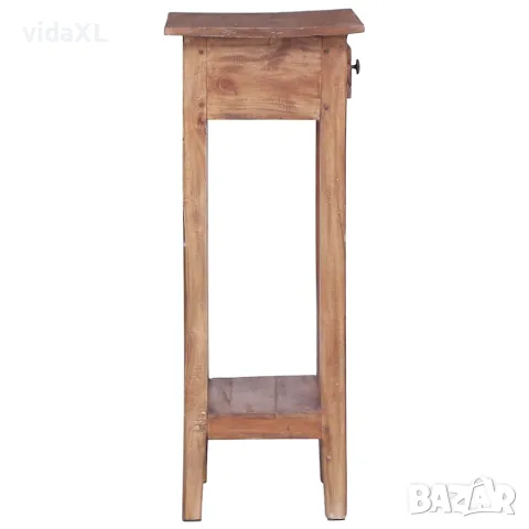 vidaXL Поставка за саксии, 30x30x75 см, махагоново дърво масив, снимка 4 - Саксии и кашпи - 56146548
