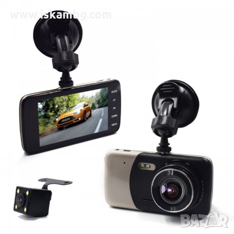 ВИДЕОРЕГИСТРАТОР ЗА КОЛА С 1080P С 2 КАМЕРИ И СЕНЗОР ЗА ДВИЖЕНИЕ, снимка 6 - Аксесоари и консумативи - 35908703