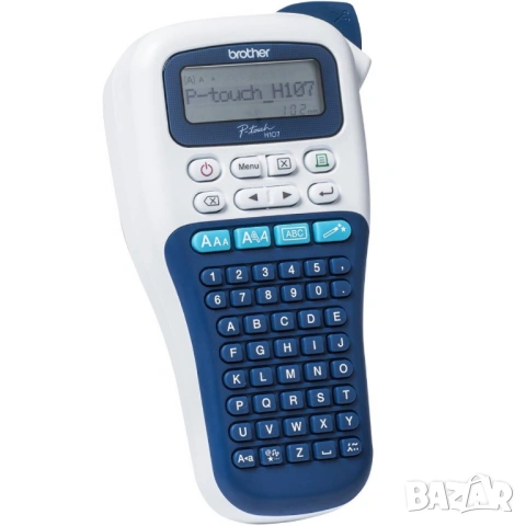 НОВ Brother P-Touch PT-H107B етикет принтер Label Maker до 12 mm, снимка 3 - Принтери, копири, скенери - 53774852