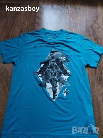 Nike T-Shirt CR7 Hero Neo Turquoise - страхотна мъжка тениска Л, снимка 4 - Тениски - 51330888