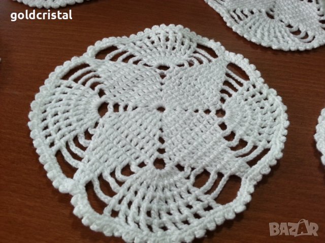 Плетени подложки за чаши , снимка 4 - Антикварни и старинни предмети - 41500493