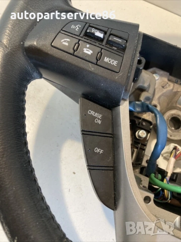 Кормилно колело с бутонни превключватели кожа MZR-CD за Mazda CX-7 2.2 (2011) , снимка 2 - Части - 53636054