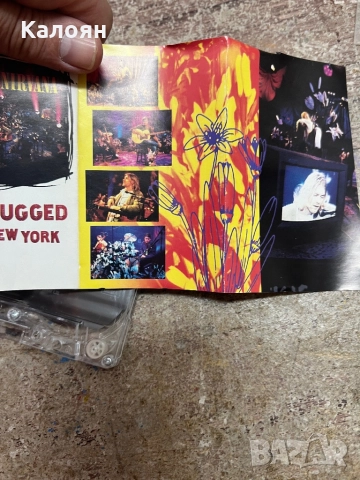 Аудио касетка NIRVANA Unplugged in New York оригинална, снимка 6 - Аудио касети - 52206886