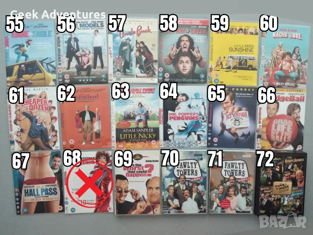Комедия Филми DVD's - Оригинални Дискове на Английски Език, снимка 5 - Комедии - 47015749
