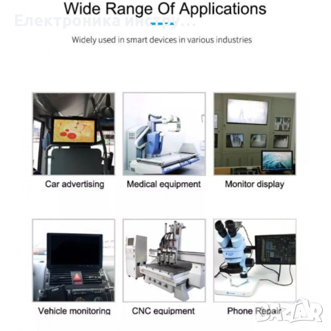 SUNSHINE m-24 hdmi-съвместим дисплей екран 10,1 инча екран, снимка 3 - Части и Платки - 44264039