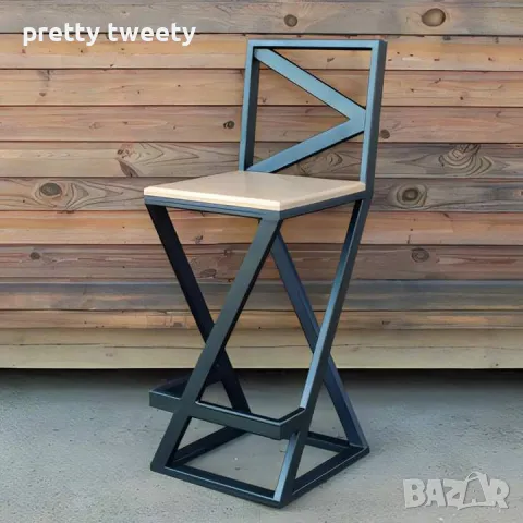 Комплект маса със столове от метал и дърво или метал с ПДЧ плотове в индустриален стил , снимка 9 - Маси - 49684977