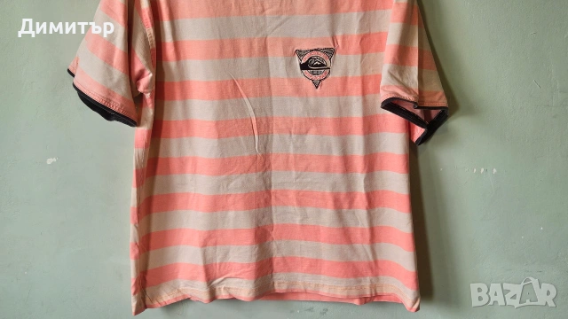 Оригинална тениска Quiksilver 80s t-shirt surf snowboard skate skateboard Large , снимка 4 - Тениски - 53492178