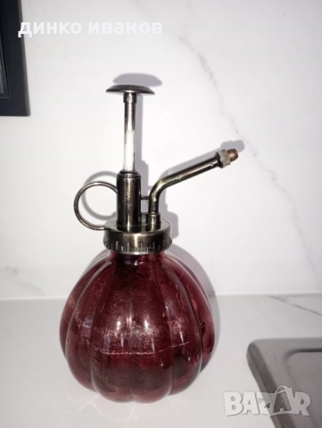 Стъклен пулверизатор за цветя , снимка 3 - Декорация за дома - 52646276