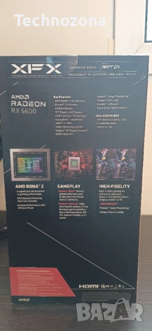 AMD Radeon RX 6600 8GB XFX SWFT 210 | RX6600 | 8 GB GDDR6 | Видео карта за гейминг, снимка 9 - Видеокарти - 53257960