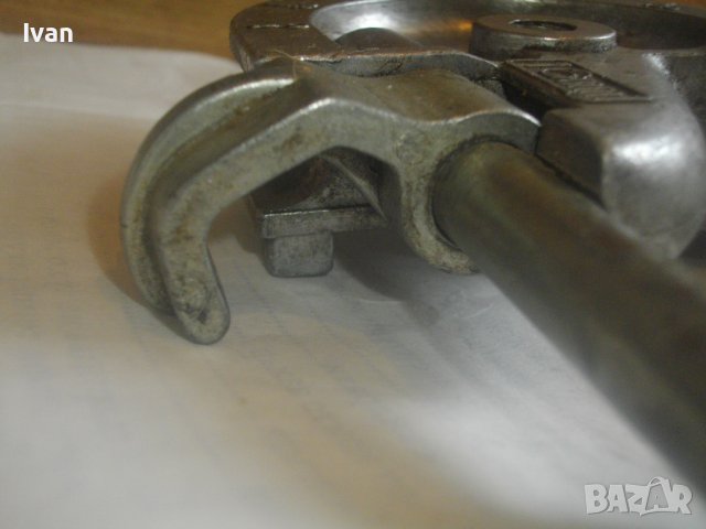 Немски Ръчен Тръбогиб 16 мм-Уред Огъване Меки/Полутвърди Тръби-Масивен 47см-0-180Градуса/Радиус 50мм, снимка 14 - Други инструменти - 44495514