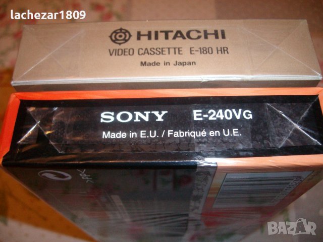 видео касети HITACHI и SONY  VHS, снимка 4 - Друга електроника - 38750312