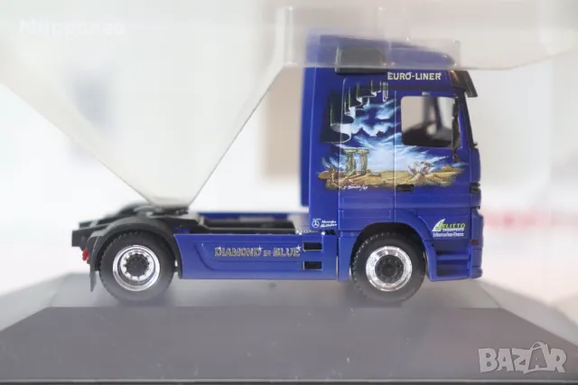 HERPA H0 1/87 MERCEDES BENZ ACTROS ВЛЕКАЧ МОДЕЛ КАМИОН, снимка 5 - Колекции - 50224261