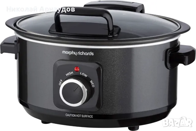 Уред за готвене Morphy Richards 6,5 л Sear & Stew Slow Cooker , снимка 7 - Други - 48042024