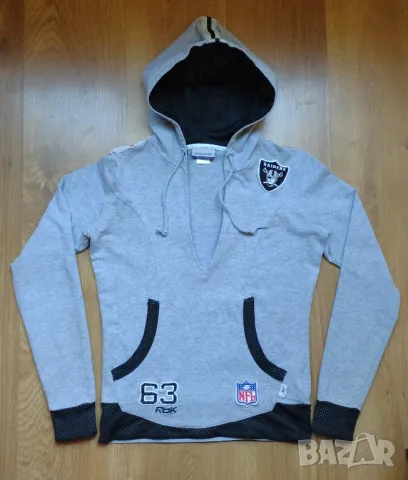 NFL Raiders / Reebok Hoodie - дамски суичър с качулка, снимка 3 - Суичъри - 49045704