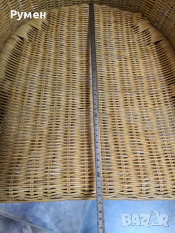Кресло от ракита и бамбук , снимка 8 - Столове - 50417976