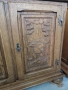 Масивен Скрин с Дърворезби-внос от Германия!, снимка 5