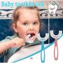 Иновативна четка за зъби за деца с U образна форма, снимка 2