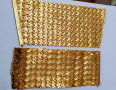 Златни гривни 14К-с цвят на 22К, снимка 2