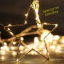 Коледни лампички Звезди-184 броя/2.25 метра/гирлянд коледни светлини, снимка 2