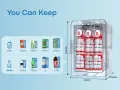 15L Мини Хладилник 12V / 220V с функции за охлаждане и затопляне, Черен, NORTHCLAN, снимка 10