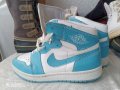 Nike® AIR Jordan® унисекс маратонки кецове баскет кецове, синьо белите Nike® AIR Jordan®, 39 - 40, снимка 4