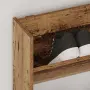 vidaXL Стенен шкаф за обувки от старо дърво 80x18x90 cm, снимка 3