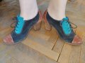 Дамски обувки с връзки Bershka 39, снимка 2