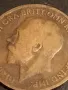 Стара монета 1 пени 1917г. Британия Император Джордж пети 40860, снимка 5