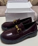 Дамски Елегантни Винени Мокасини, снимка 3