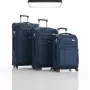 Комплект текстилни куфари 3 в 1 (20", 24", 28") с вградени колела, снимка 2