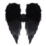Черни крила за Хелуин костюм