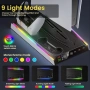 Нова мултифункционална RGB стойка за PS5 / Slim / Pro – Охлаждане и Зареждане, 9 RGB режима  , снимка 3