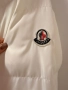 Бяло дълго яке Moncler Монклер 100% гъши пух, снимка 3