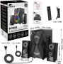PC игрална система високоговорители със субуфер Bluetooth мултимедийни, снимка 6