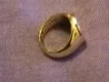 Пръстен нов "усмивка"месинг, снимка 2