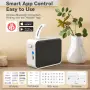 Pristar P15 Bluetooth термопринтер за етикети, бял, снимка 4