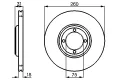 BG2554,BG9533251A,B21233251,предни спирачни дискове MAZDA 323 F IV,323 III,1985-1993, снимка 2