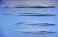 Пинсети -  големи, здрави, удобни, полезни, неръждаеми, 2 вида: права, извита, 2 размера: 38 и 48 см, снимка 2