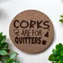 Лазерно гравирани коркови подложки за чаши - ВИНО, снимка 11