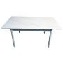 Трапезна разтегателна маса Лорета със закалено стъкло, снимка 1