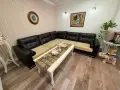 Диван кожа и плат НОВ, снимка 1