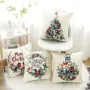 Плюшени коледни калъфки - 4 бр. р-р 45 см. на 45 см., снимка 1