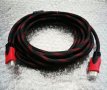 Продавам Кабел DeTech HDMI - HDMI M/М, 5m, с оплетка и ферит, снимка 4